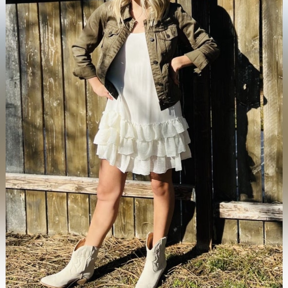 Don't Wait For Me Ivory Dress